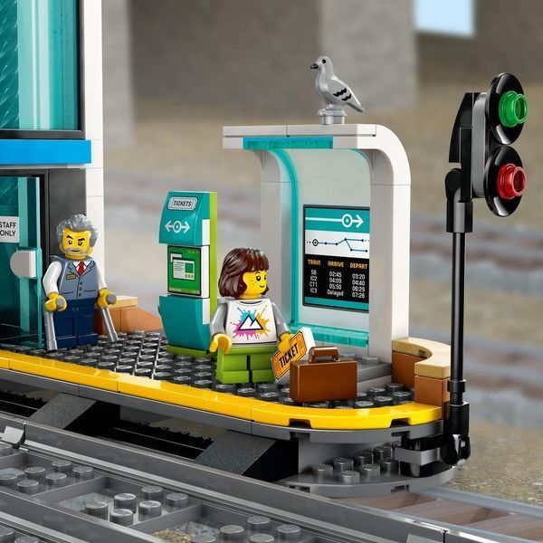 Конструктор Лего Сити центральный железнодорожный вокзал игровой набор Lego City Central Train Station 60469 60469 фото