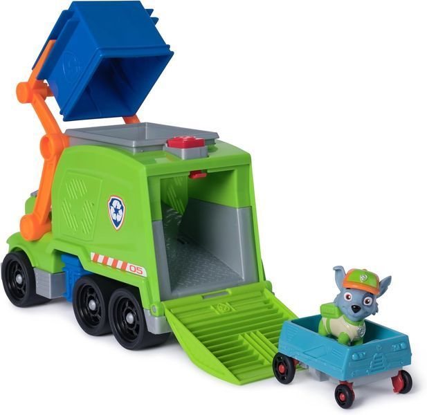 Щенячий патруль великий сміттєвоз із фігуркою Рокі ігровий набір Paw Patrol Rocky Garbage Truck 6071248 6071248 фото