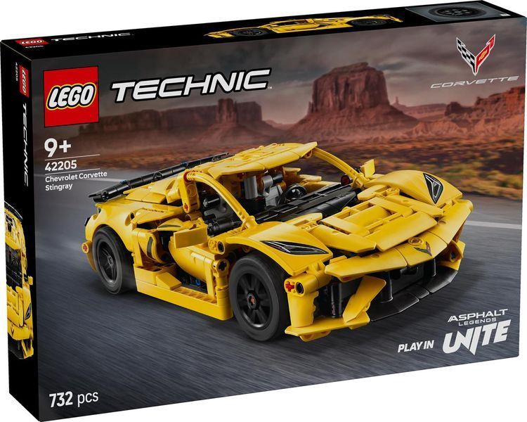 Конструктор Лего Техник Chevrolet Корвет Стингрей гоночный автомобиль Lego Technic 42205 42205 фото