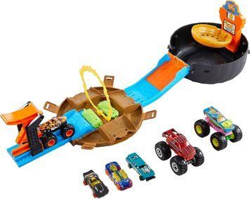 Трек Хот Вілс монстр-трак автотрек трюкова арена Hot Wheels Monster Trucks Stunt HHY74 HHY74 фото
