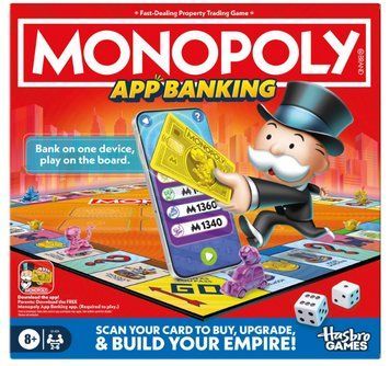 Настольная игра Монополия Онлайн банк электронный банкинг Monopoly App Banking Hasbro G1424 G1424 фото