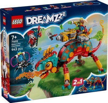 Конструктор Лего Дримз огненный хамелеон Матео игровой набор Lego DREAMZzz Mateo Fire Chameleon 71492 71492 фото