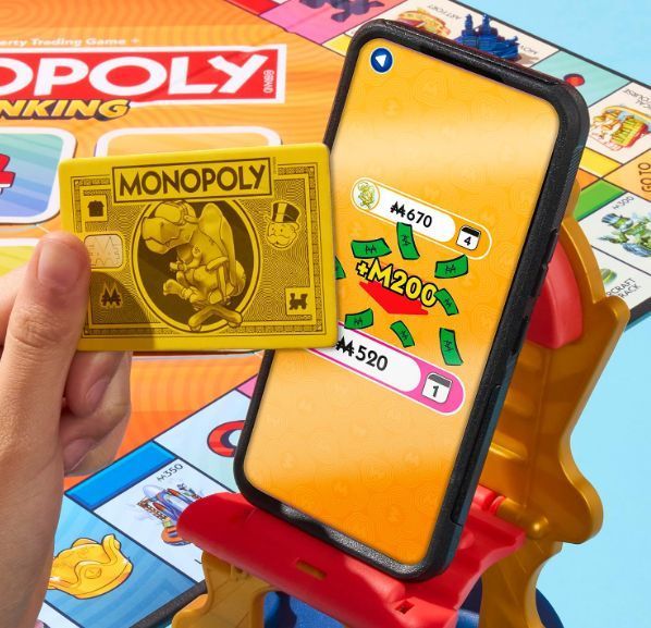 Настільна гра Монополія Онлайн банк електронний банкінг Monopoly App Banking Hasbro G1424 G1424 фото