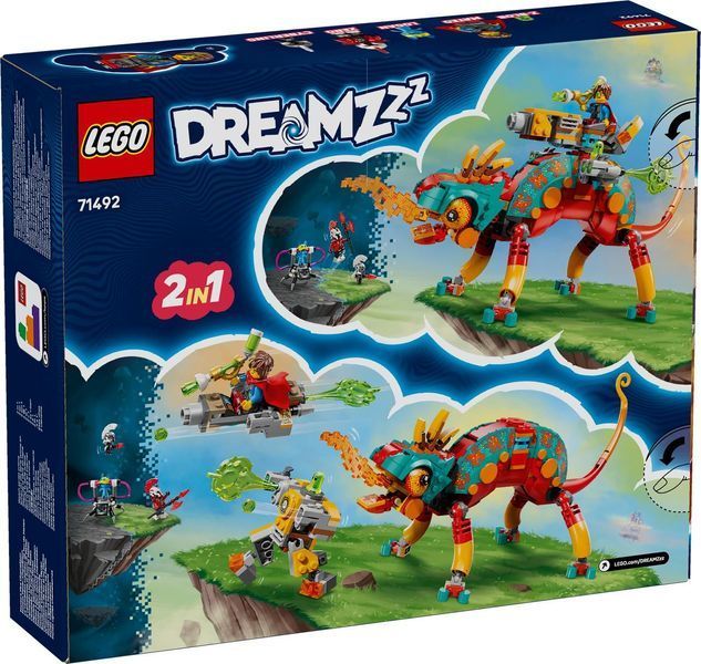 Конструктор Лего Дримз огненный хамелеон Матео игровой набор Lego DREAMZzz Mateo Fire Chameleon 71492 71492 фото