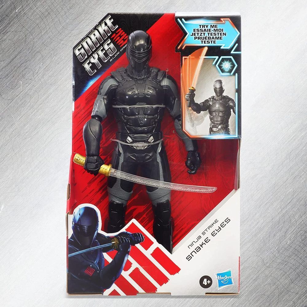 Фігурка Снейк Айз з мечем що світиться G.I. Joe колекційна Snake Eyes Glowing Sword E8348 фото