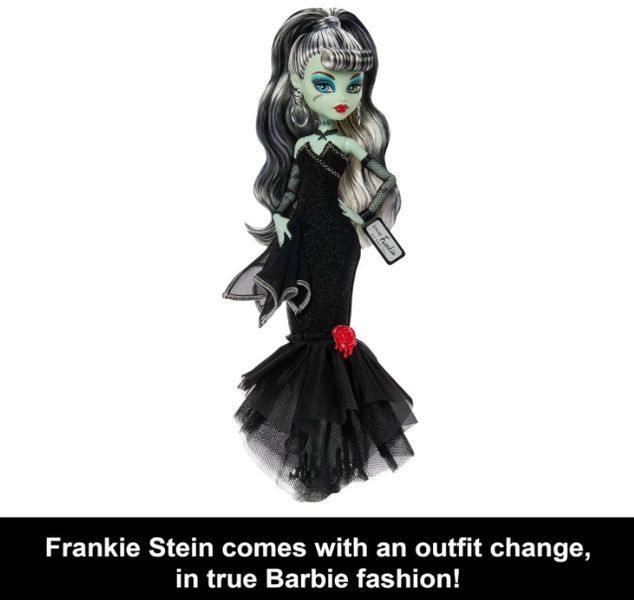 Коллекционная кукла Фрэнки Штейн Монстер Хай Барби Monster High x Barbie Frankie Stein Mattel JHK28 JHK28 фото
