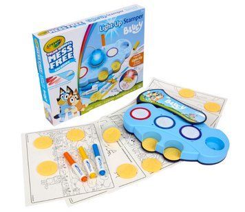 Детский набор для творчества Блуи со штампами Color Wonder Crayola Magic Light-Up Stamper 750273 750273 фото