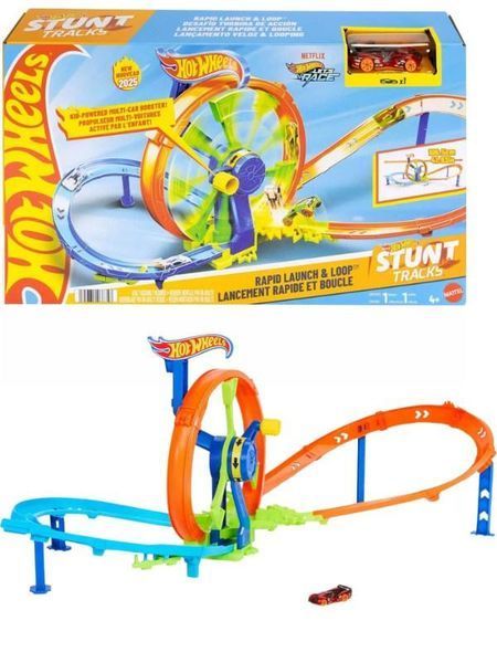 Хот Вілс петля Hot Wheels Rapid Launch Loop JBX65 JBX65 фото