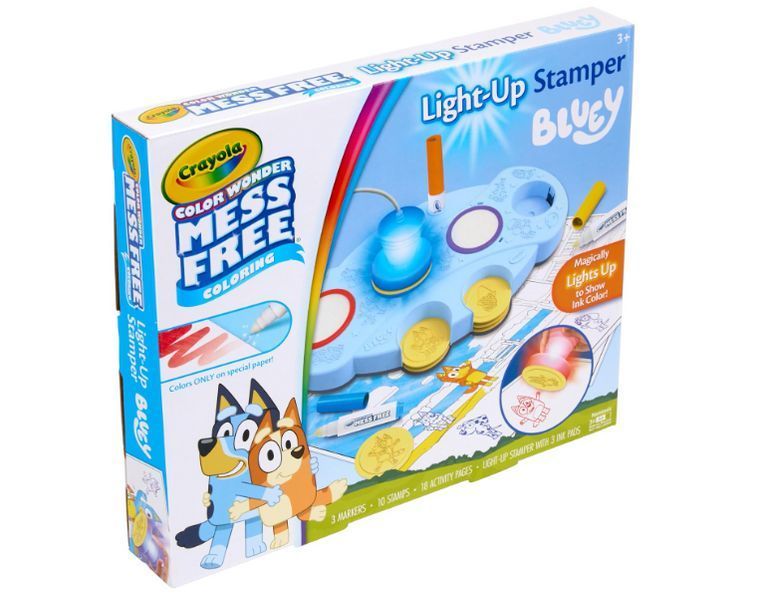 Дитячий набір для творчості Блуї зі штампами Color Wonder Crayola Magic Light-Up Stamper 750273 750273 фото