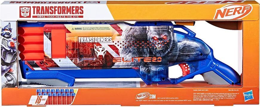 Бластер Нерф Трансформери Оптимус Праймал Nerf Transformers Optimus Primal F9715 F9715 фото