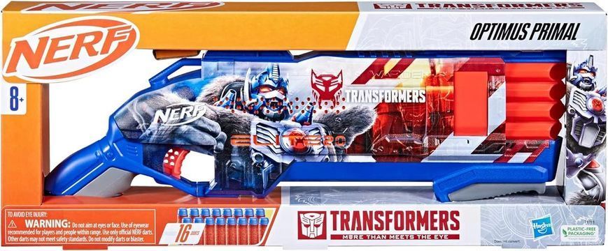 Бластер Нерф Трансформери Оптимус Праймал Nerf Transformers Optimus Primal F9715 F9715 фото