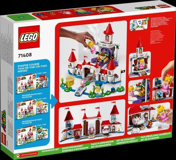 Конструктор Лего Супер Маріо додатковий набір замок Персика Lego Super Mario Peach's Castle 71408 71408 фото