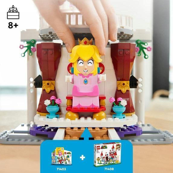 Конструктор Лего Супер Маріо додатковий набір замок Персика Lego Super Mario Peach's Castle 71408 71408 фото