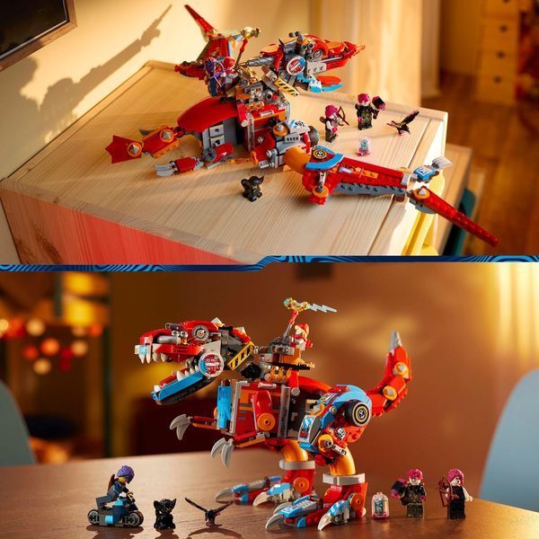 Конструктор Лего Дримз рободинозавр си-рекс Купера приключенческий набор Lego DREAMZzz Cooper's Robo-Dinosaur 71484 71484 фото