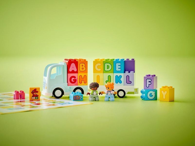 Конструктор Лего Дупло грузовик с алфавитом развивающий набор Lego Duplo Alphabet Truck 10421 10421 фото