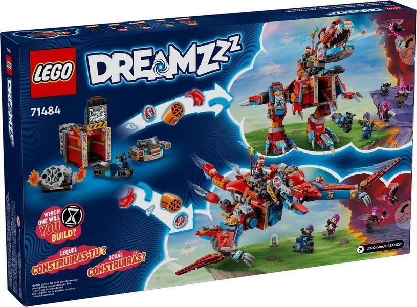 Конструктор Лего Дримз рободинозавр си-рекс Купера приключенческий набор Lego DREAMZzz Cooper's Robo-Dinosaur 71484 71484 фото