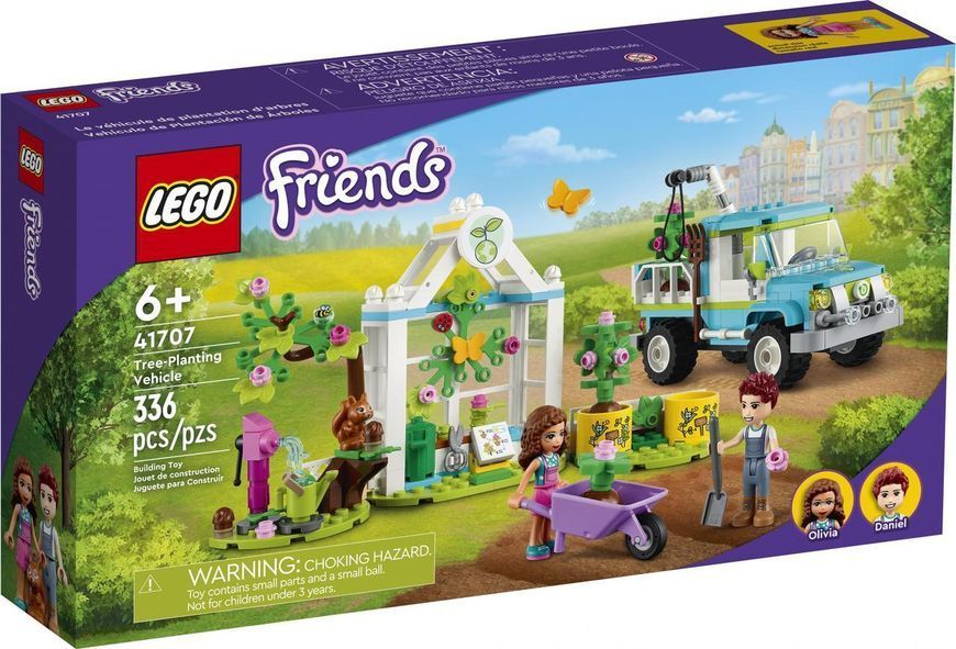 Конструктор Лего Френдс машина для садіння дерев для дітей 4+ Lego Friends 41707 41707 фото