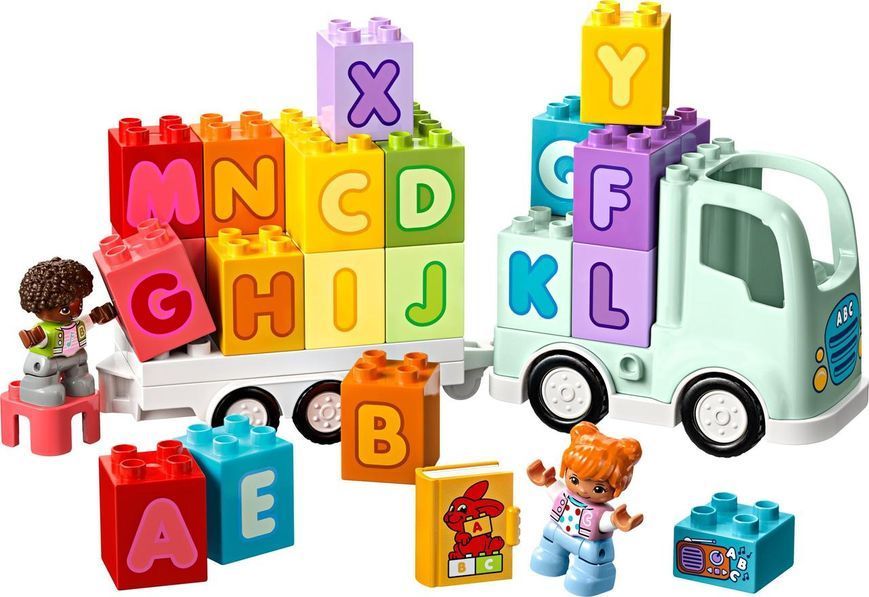 Конструктор Лего Дупло грузовик с алфавитом развивающий набор Lego Duplo Alphabet Truck 10421 10421 фото