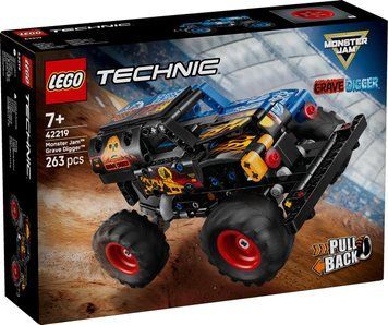 Конструктор Лего Технік Монстер Джам Grave Digger Лід і полум'я Lego Technic Monster Jam Grave Digger 42219 42219 фото