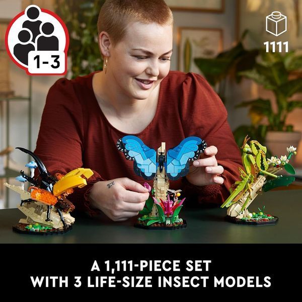 Конструктор Лего Ідеас колекція комах декоративний набір Lego Ideas Insect Collection 21342 21342 фото