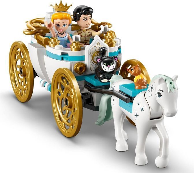Конструктор Лего Дісней замок і карета Попелюшки ігровий набір Lego Disney Cinderella Castle Carriage 43275 43275 фото