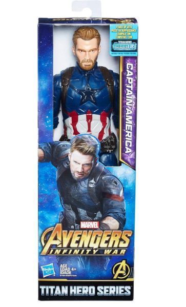 Фігурка Капітан Америка Месники Війна нескінченності 30 см Titan Hero Series Hasbro E1421 E1421 фото