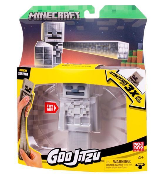 Фигурка Скелет Майнкрафт растягивающаяся Герои Гу Джит Зу Minecraft Moose 43115 43115 фото