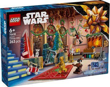 Конструктор Лего Зоряні війни новорічний календар святковий набір Lego Star Wars Advent Calendar 75418 75418 фото