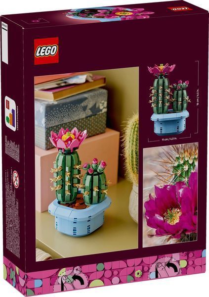 Конструктор Лего Ботаникал цветущий кактус декоративный набор Lego Botanicals Flowering Cactus 11509 11509 фото
