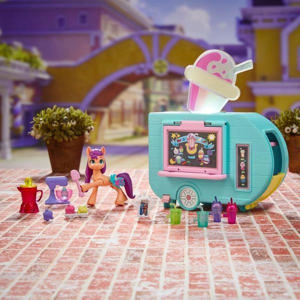 Игровой набор Май литл пони Санни кафе-дом с фигуркой My Little Pony Sunny Starscout Smoothie Truck F6339 фото