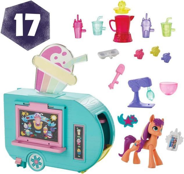 Игровой набор Май литл пони Санни кафе-дом с фигуркой My Little Pony Sunny Starscout Smoothie Truck F6339 фото