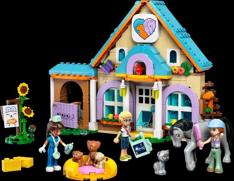 Конструктор Лего Френдс будинок ветклініка для коней та вихованців Lego Friends 42651 42651 фото