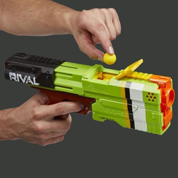 Бластер Нерф Суперник Кронос экстразеленый стреляет шариками Nerf Rival Kronos EXCLUSIVE GREEN F4731 F4731 фото