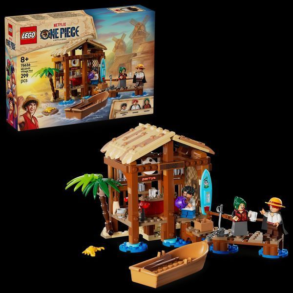 Конструктор Лего Ван Пис хижина в Виндмилл Вилл Вилладж игровой набор Lego One Piece Windmill Village 75636 75636 фото