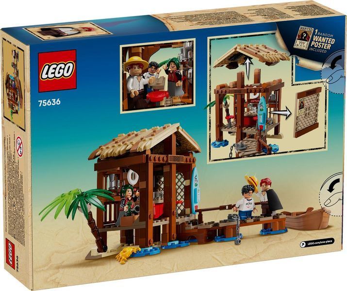 Конструктор Лего Ван Пис хижина в Виндмилл Вилл Вилладж игровой набор Lego One Piece Windmill Village 75636 75636 фото