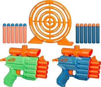 Набір Нерф Еліт 2.0 з мішенню і дартс-бластером ігровий комплект Nerf Elite 2.0 Face Off Target Set F8273 фото