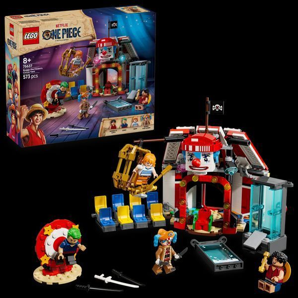 Конструктор Лего Ван Пис цирковой шатер клоуна Баги игровой набор Lego One Piece Buggy Circus 75637 75637 фото