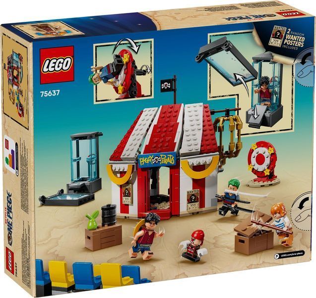 Конструктор Лего Ван Пис цирковой шатер клоуна Баги игровой набор Lego One Piece Buggy Circus 75637 75637 фото