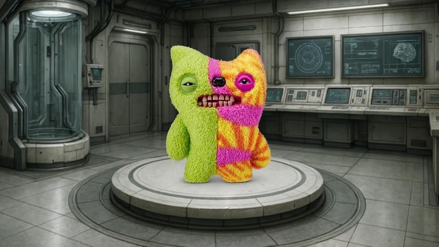 Мягкая плюшевая игрушка Монстр Фуглер Misfit Monsters Munch Tooth ZURU Fuggler 15726M 15726M фото