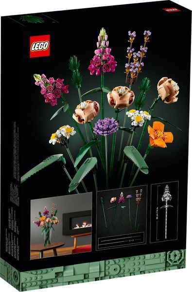 Конструктор Лего Креатор Эксперт букет цветов набор для сборки Lego Creator Flower Bouquet 10280 10280 фото
