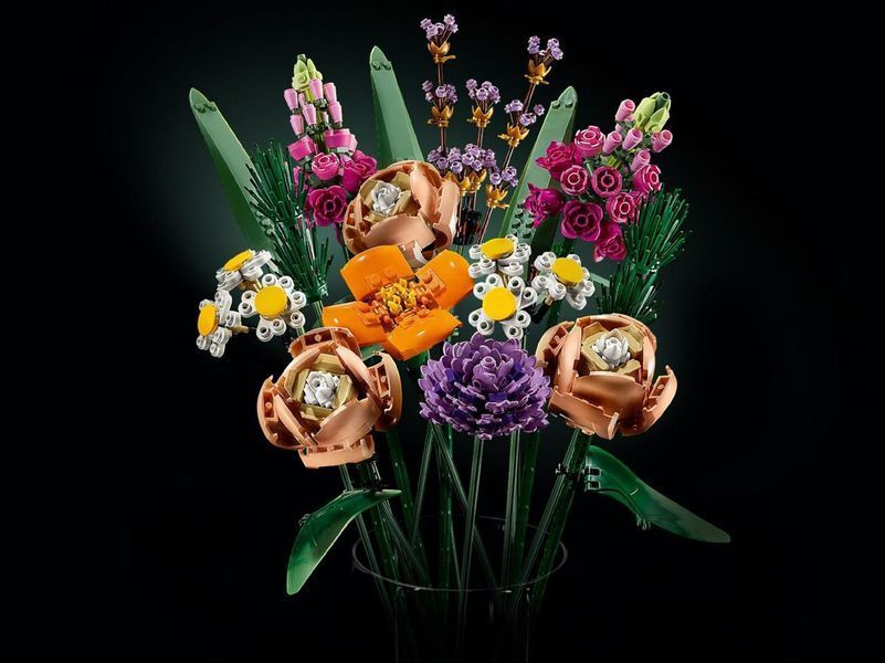Конструктор Лего Креатор Эксперт букет цветов набор для сборки Lego Creator Flower Bouquet 10280 10280 фото