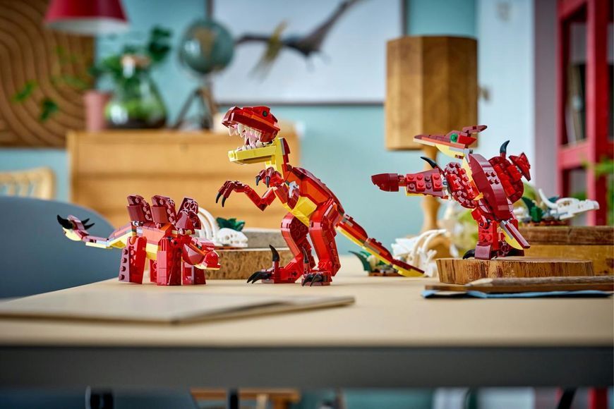 Конструктор Лего Креатор лютий динозавр для складання Lego Creator Fierce Dinosaur 31379 31379 фото