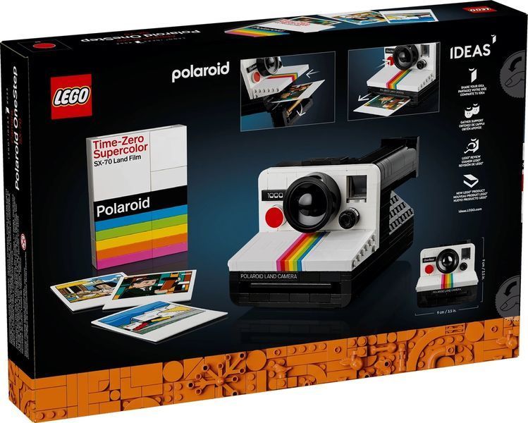 Конструктор Лего Идеас фотоаппарат Полароид коллекционная модель Lego Ideas Polaroid OneStep SX-70 21345 21345 фото