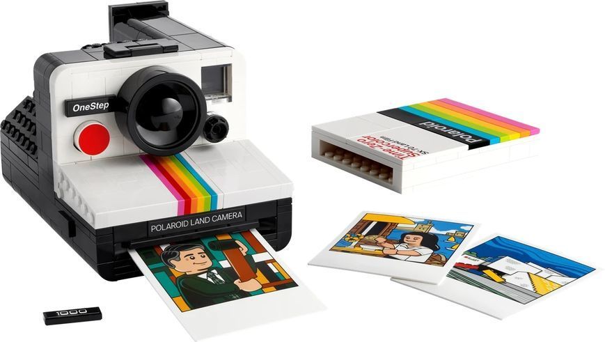 Конструктор Лего Идеас фотоаппарат Полароид коллекционная модель Lego Ideas Polaroid OneStep SX-70 21345 21345 фото