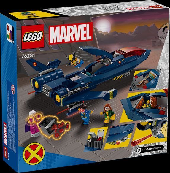 Конструктор Лего Марвел Люди Икс реактивный самолет для фанатов Marvel Lego Marvel X-Men X-Jet 76281 76281 фото