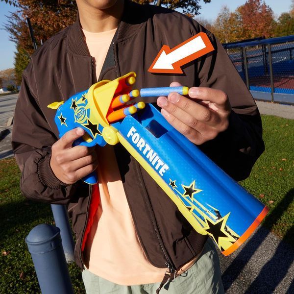 Бластер Нерф Фортнайт SP-L стреляющая игрушка с дротиками Nerf Fortnite Blaster SP-L F8947 F8947 фото