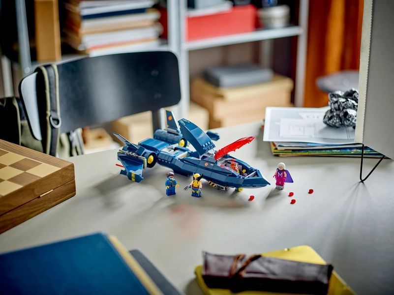 Конструктор Лего Марвел Люди Икс реактивный самолет для фанатов Marvel Lego Marvel X-Men X-Jet 76281 76281 фото