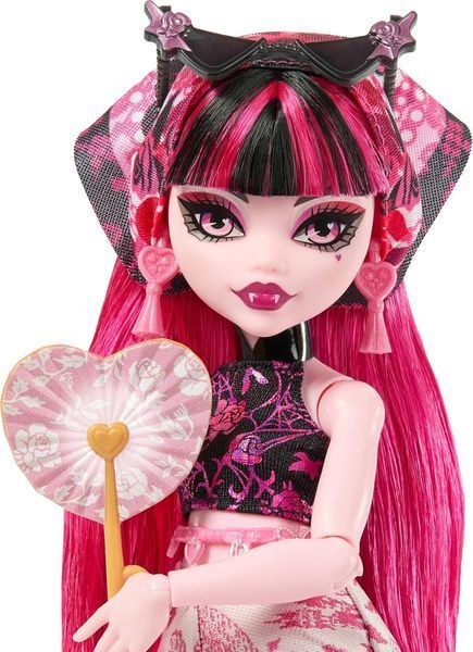 Лялька Монстер Хай Дракулаура шафа валіза моторошні канікули Monster High Draculaura JDR50 JDR50 фото
