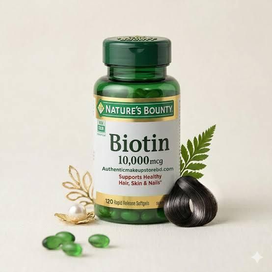 Витаминный комплекс Nature's Bounty Биотин 10000 мкг США для волос 120 капсул 81697 81697 фото