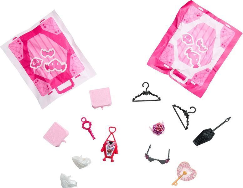 Лялька Монстер Хай Дракулаура шафа валіза моторошні канікули Monster High Draculaura JDR50 JDR50 фото